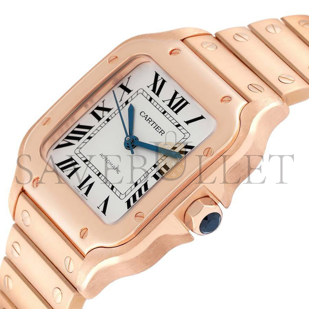 CARTIER SANTOS ROSE GOLD MIDSIZE 35.1MM  WATCH WGSA0008